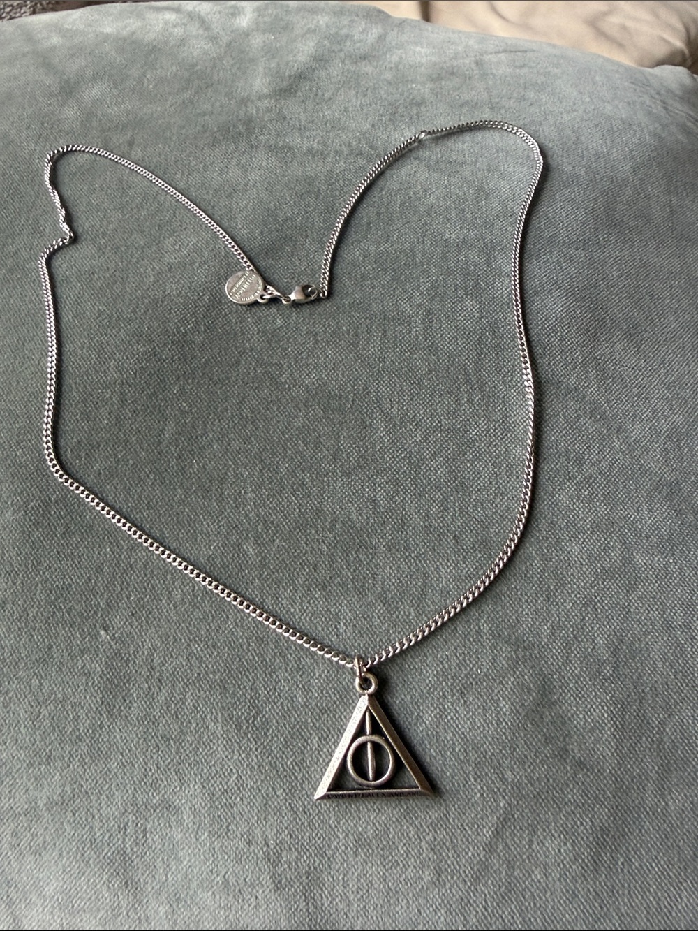 Alex and Ani Deathly Hallows necklace